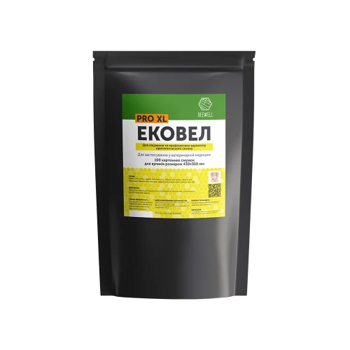 Профілактика вароатозу під час медозбору «Ековел» (для вуликів 430×300см) 100 шт