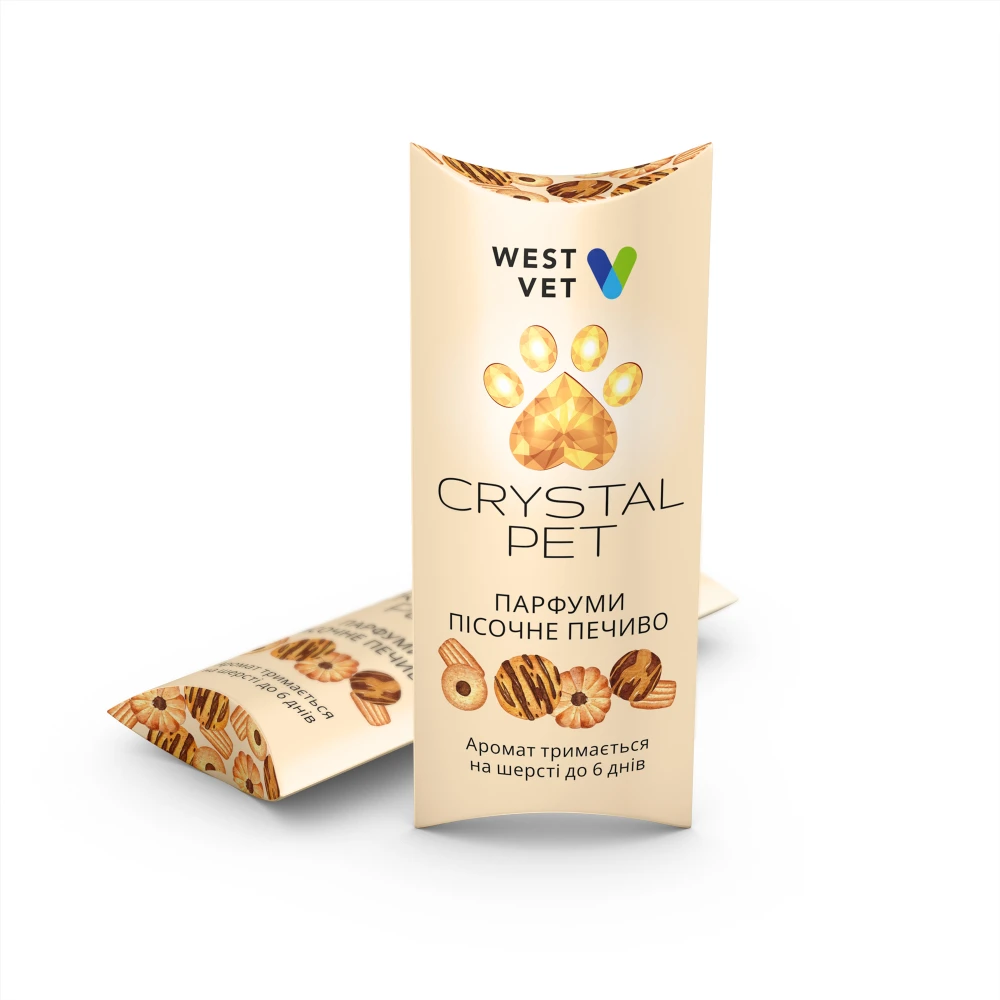 „CRYSTAL PET Ciasteczko Piaskowe” Perfumy dla psów i kotów